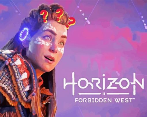 Horizon Forbidden West Game Poster Paint By Numbers