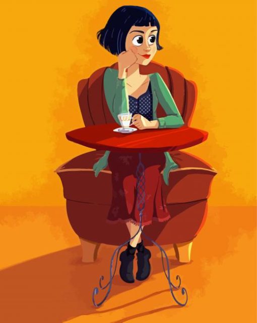 Lonely Amelie Art Paint By Number