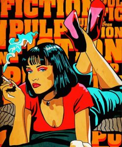 Pulp Fiction Movie Mia Paint By Number