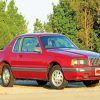 Red 1986 Ford Tbird Paint By Numbers