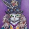 Steampunk Cat Art Paint By Numbers