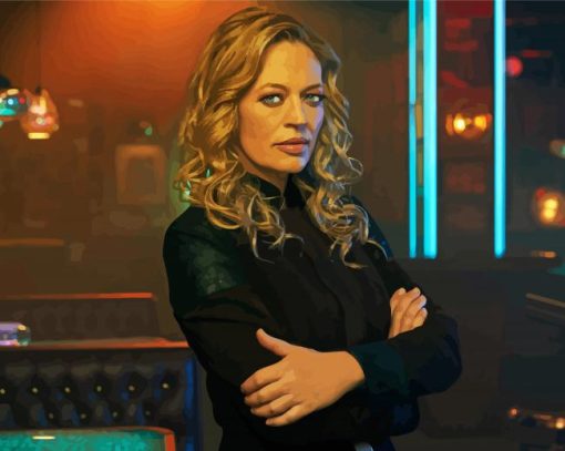 The American Actress Jeri Ryan Paint By Numbers