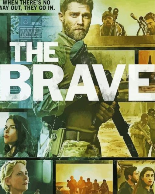 The Brave Poster Paint By Number