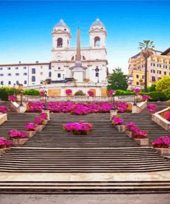 The Spanish Steps Italy Paint By Numbers