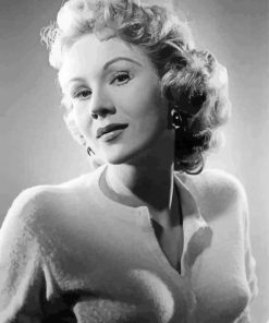 Virginia Mayo Black And White Paint By Numbers