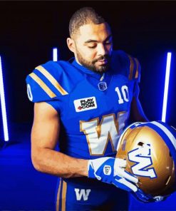 Winnipeg Blue Bombers Paint By Numbers