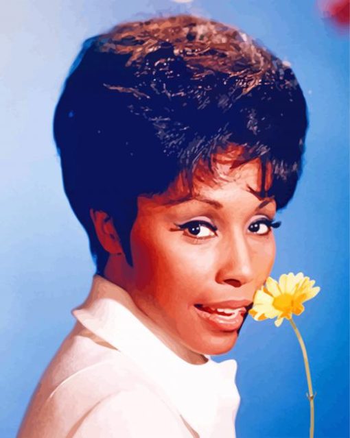 Young Diahann Carroll Paint By Number