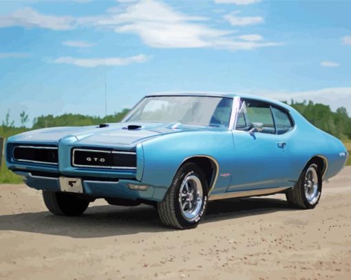 1968 GTO Car Paint By Numbers