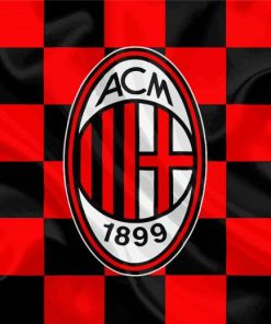 Ac Milan Logo Paint By Numbers