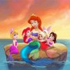 Aesthetic Ariel With Her Sisters Paint By Numbers