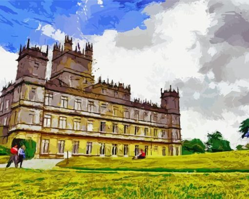 Aesthetic Highclere Castle Paint By Numbers