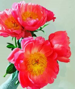 Aesthetic Love Peony Paint By Numbers
