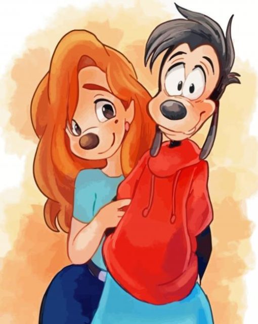 Aesthetic Max And Roxanne Illustration Paint By Numbers