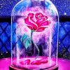 Aesthetic Rose In A Glass Paint By Numbers