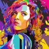 Aesthetic Scarlett Johansson Pop Art Paint By Numbers