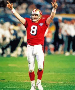 American Former Player Steve Young Paint By Numbers
