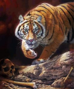 American Tiger Paint By Numbers