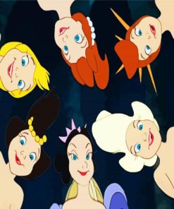 Ariels Sisters The Little Mermaid Paint By Numbers