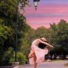 Ballerina In Street Sunset Paint By Numbers