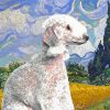 Bedlington Terrier Dog Paint by Numbers