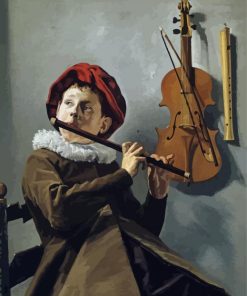 Boy Playing The Flute Judith Leyster Paint By Numbers