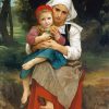 Breton Brother And Sister William Adolphe Paint By Numbers
