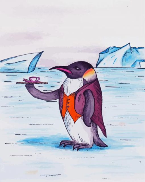 Butler Penguin Paint by Numbers