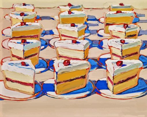 Cake Wayne Thiebaud Marie Paint By Numbers