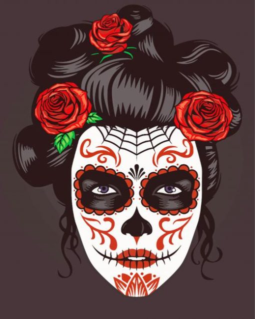 Day Of The Dead Girl Paint By Numbers