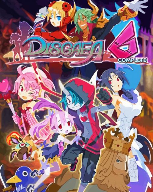 Disgaea Video Game Poster Paint By Numbers