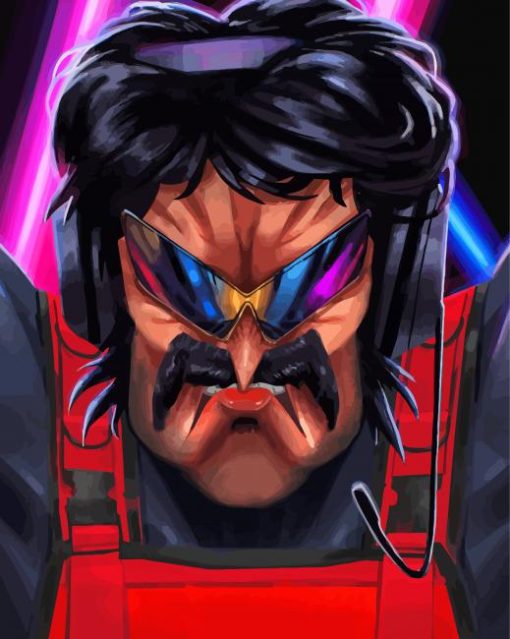 Dr Disrespect Paint By Numbers