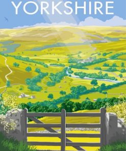 East Yorkshire Poster Paint By Numbers