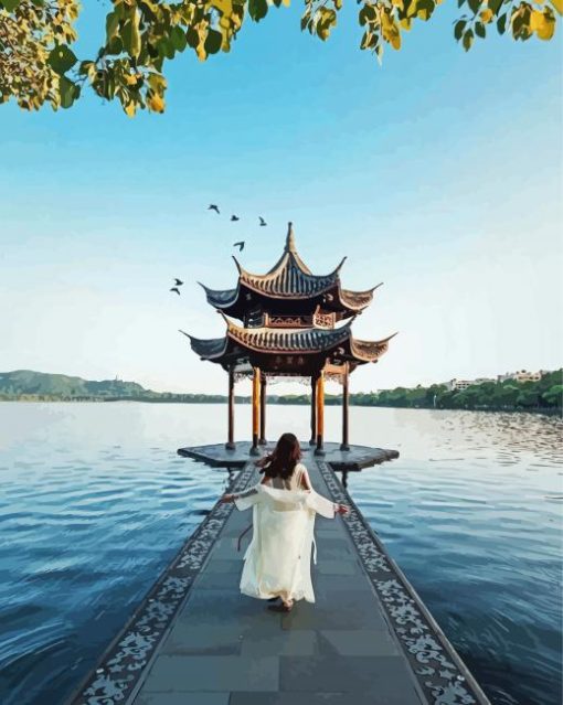 Follow Me To Xi Lake In Hangzhou Paint By Numbers