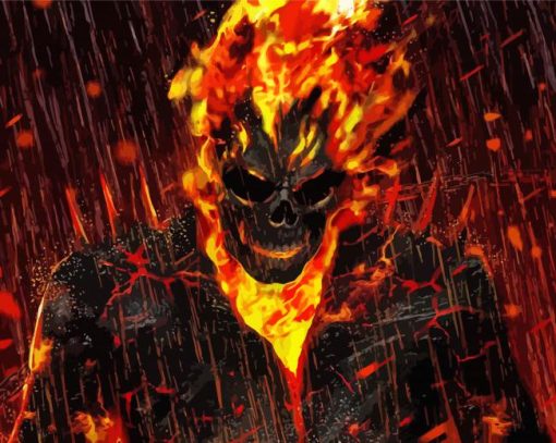 Hell Fire Paint By Numbers