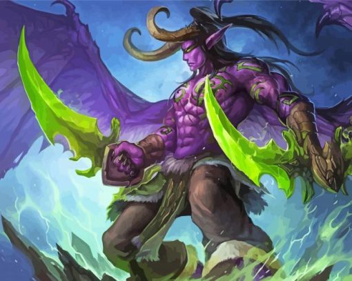 Illidan Stormrage Paint By Numbers