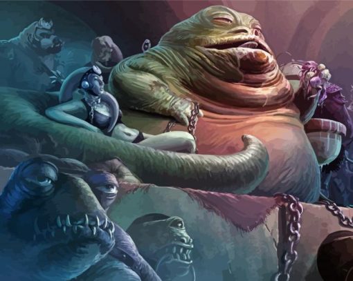 Jabba The Hutt Art Paint By Numbers