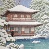 Japanese Winter Snow Paint By Numbers