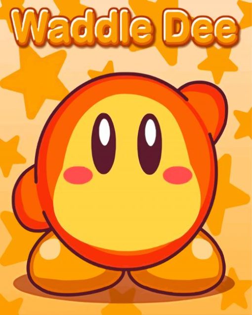 Kirby Waddle Dee Paint By Numbers