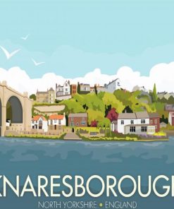 Knaresborough North Yorkshire Poster Paint By Numbers