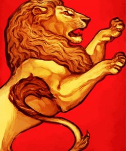 Lion Rampant Art Paint By Numbers