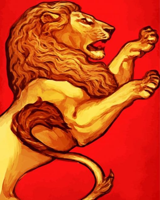 Lion Rampant Art Paint By Numbers