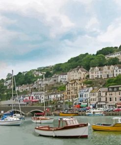 Looe Harbour Paint By Numbers