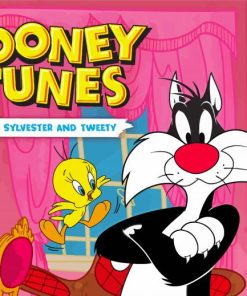 Looney Tunes Sylvester And Tweety Paint By Numbers