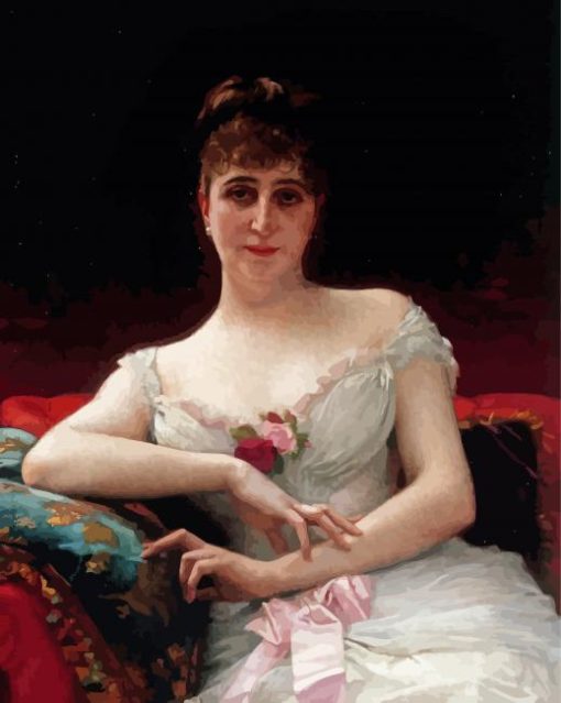 Madame Edouard Hervé By Alexandre Cabanel Paint By Numbers
