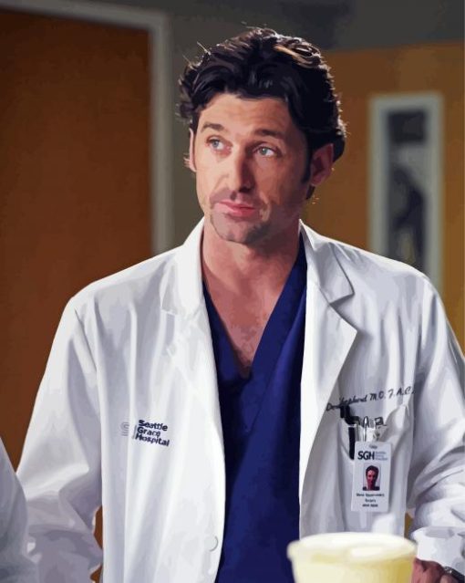 Mcdreamy Character Paint By Numbers