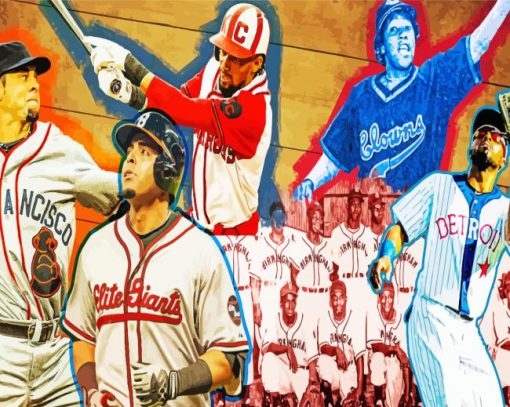 Negro League Baseball Players Paint By Numbers