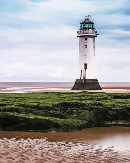 New Brighton Lighthouse Paint By Numbers