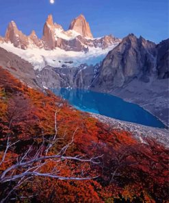 Patagonia Fitz Roy Mountain Paint By Numbers