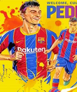 Pedri Player Art Paint By Numbers