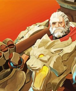 Reinhardt Character Art Paint By Numbers